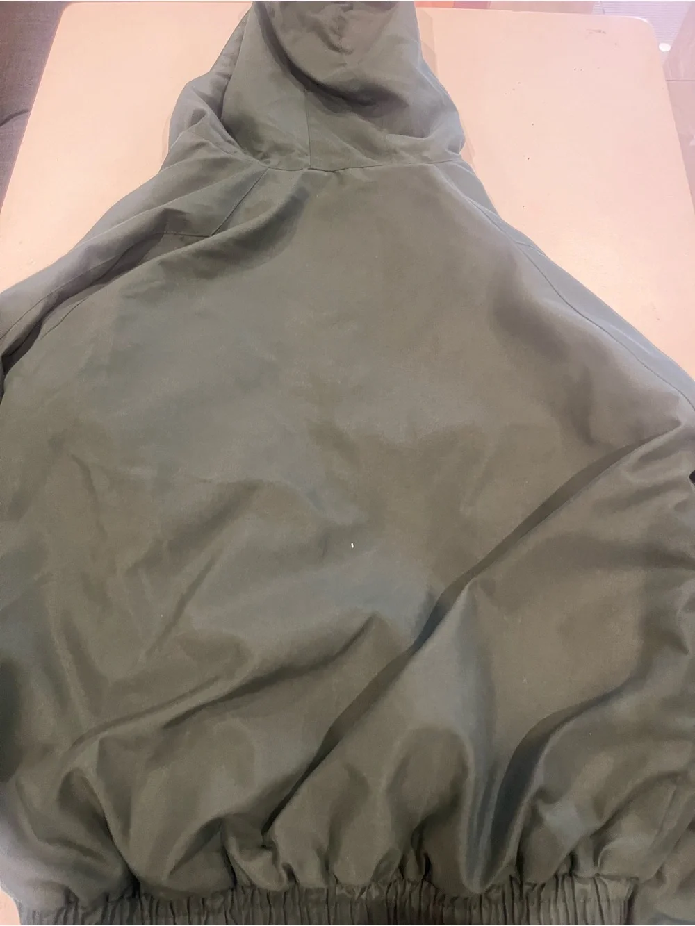 Timberland Dark Green Hooded Jacket with Yellow Crest